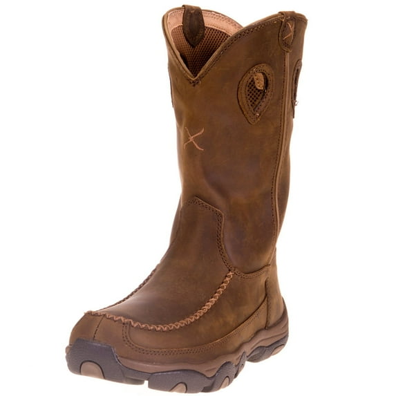 Men's Twisted X MHKB002 Hiker Boot Distressed Saddle/Saddle Leather 11 W