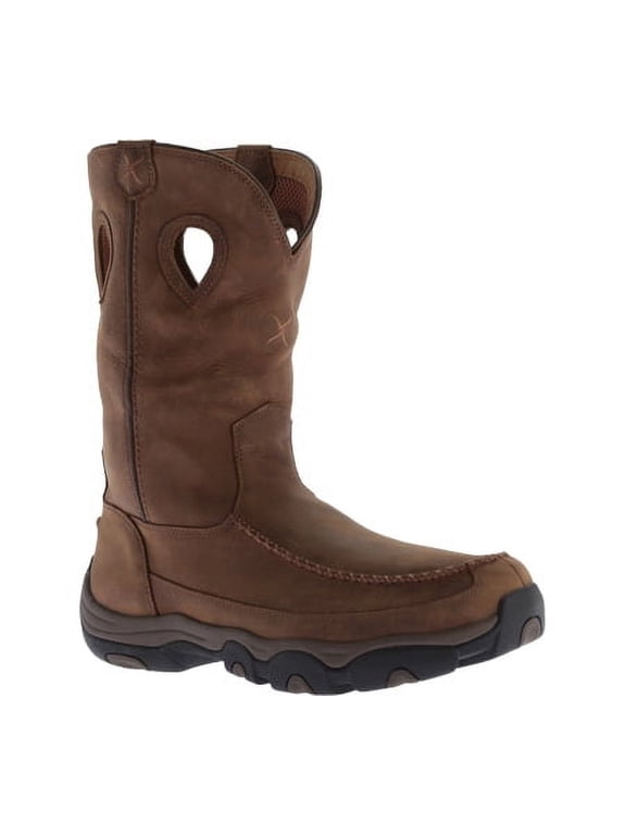 Men's Twisted X MHKB002 Hiker Boot Distressed Saddle/Saddle Leather 14 M