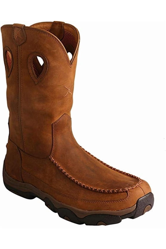 Men's Twisted X MHKB002 Hiker Boot Distressed Saddle/Saddle Leather 8.5 W