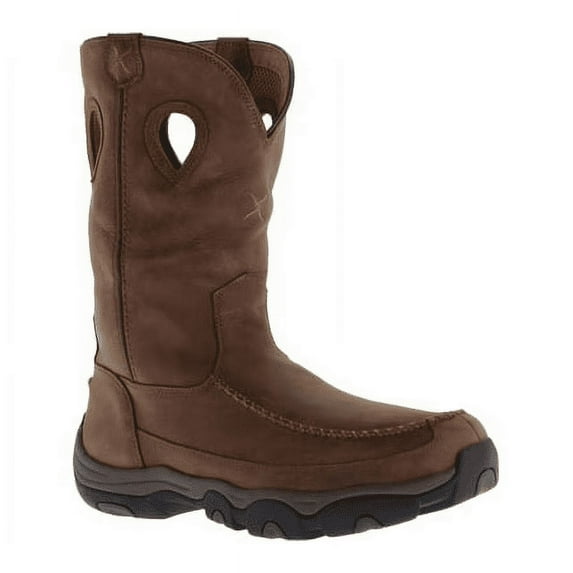 Men's Twisted X MHKB002 Hiker Boot Distressed Saddle/Saddle Leather 9 M