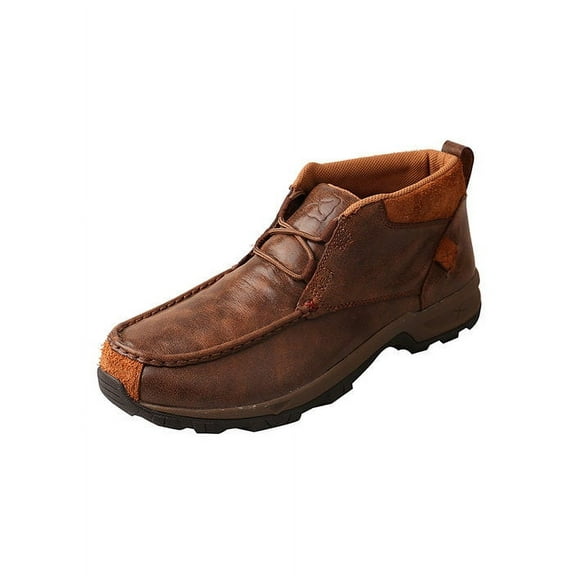 Men's Twisted X MHKW002 Hiker Moc Toe Chukka Boot Brown Waterproof Leather 11 W