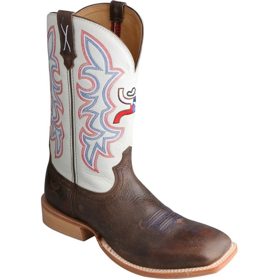 Men's Twisted X MHY0011 Hooey Brown/White 13 D