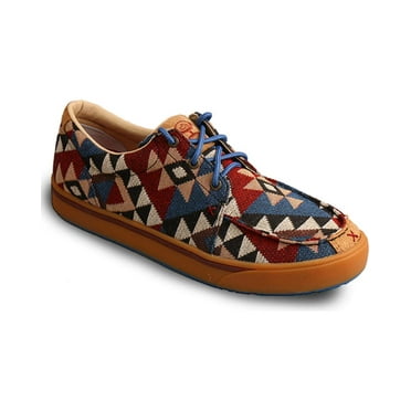 Men's Twisted X MHYC006 Hooey Lopers Oxford Graphic Pattern Canvas 7.5 M
