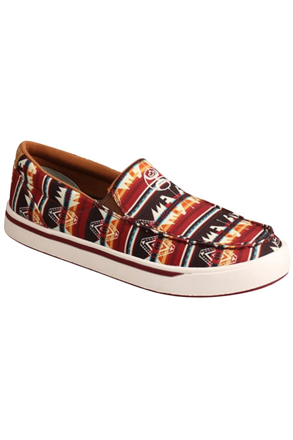 Men's Twisted X MHYC026 Hooey Loper Slip On Sneaker Totem Multi Fabric