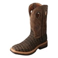 thumbnail image 1 of Men's Twisted X MLCA003 Lightweight Alloy Toe Cowboy Work Boot Cayman Print/Bomber Leather 7 D, 1 of 5