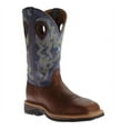 thumbnail image 1 of Men's Twisted X MLCS016 Lite Weight Work Boot Safety Toe Peanut Distressed/Navy Leather 9.5 2E, 1 of 7