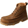 thumbnail image 1 of TWISTED X Adult Male CellStretch 6in Distressed Saddle Work Boots, Size: 9.5, Width: W, 1 of 5