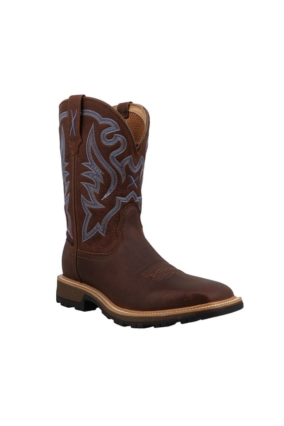 Men's Twisted X Ultralite X 11" Hickory H20 Soft Square Toe Work Boot
