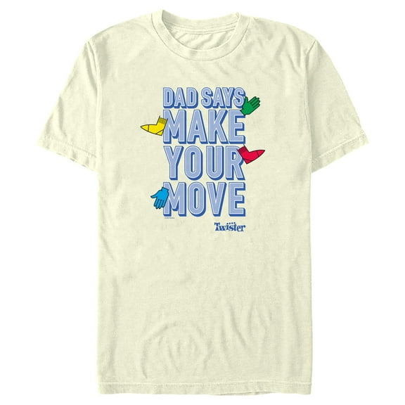 Men's Twister Dad Says Make Your Move  Graphic T-Shirt