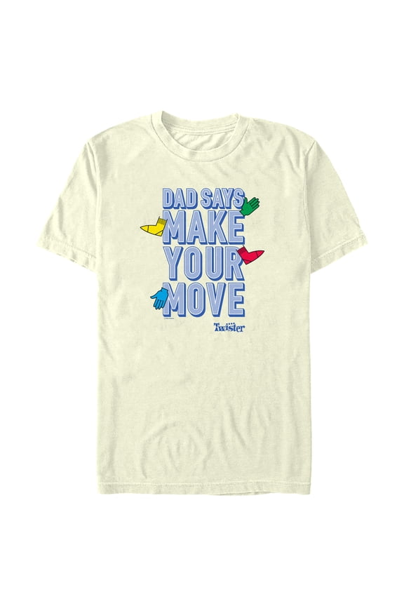 Men's Twister Dad Says Make Your Move Graphic T-Shirt