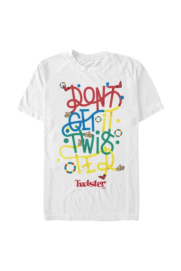 Men's Twister Don't Get It Twisted Graphic Tee White X Large