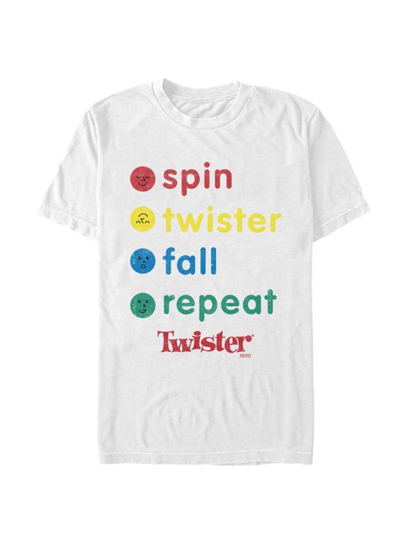Men's Twister Spin Fall Repeat Graphic T-Shirt