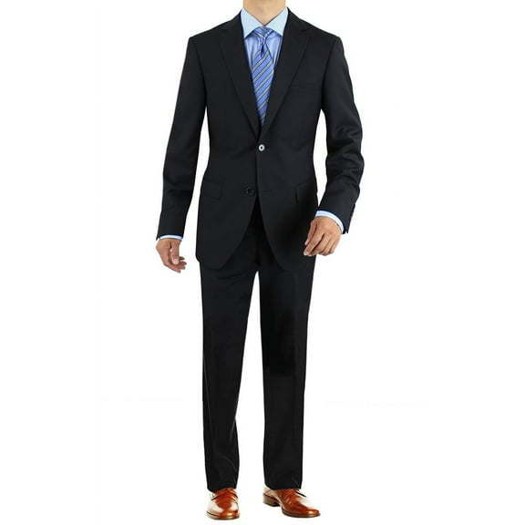 Men's Two Button 2 Piece Avant Garde Modern Fit Suit