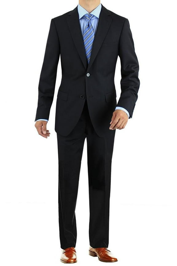 Men's Two Button 2 Piece Avant Garde Modern Fit Suit
