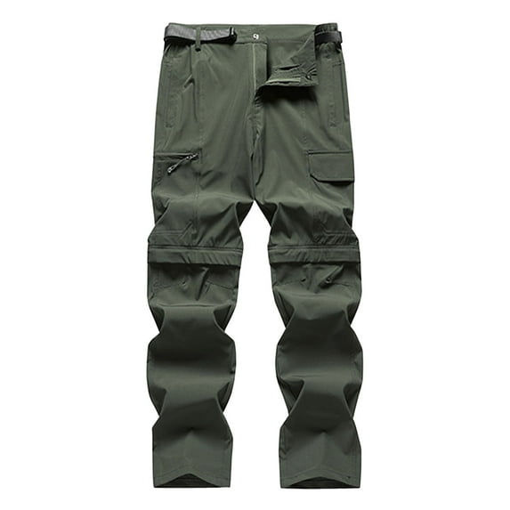 Men's Two Cut Pants - Can Be Detached into Shorts, Summer Outdoor, Stretch Breathable