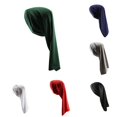 thumbnail image 1 of Men's Two End Stretch Night Cap Long Braid Hair Care Cap Dreadlocks Hair Care Cap Plaid Sleep Hat A, 1 of 3