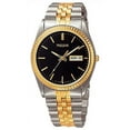 thumbnail image 1 of Men's Two Tone Black Dial Dress Watch PXF100, 1 of 2