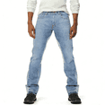 thumbnail image 1 of GINGTTO Men's Relaxed Fit Jeans , Bootcut Mid-Rise , Wash Blue, 1 of 8