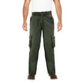 thumbnail image 1 of Men's Two Tone Camo Military Tactical Work Army Cotton Twill Belted Cargo Pants (Green, 38x32), 1 of 3