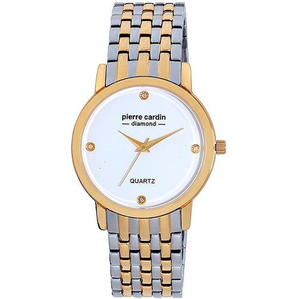 Men's Two-Tone Diamond Accent Dial Watch