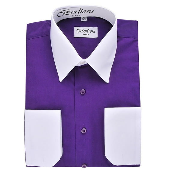 Men's Two Tone Dress Shirt