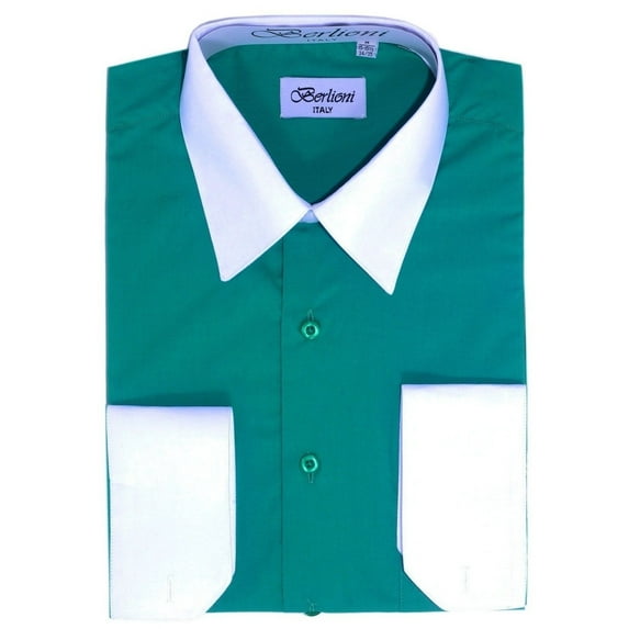 Men's Two Tone Dress Shirt