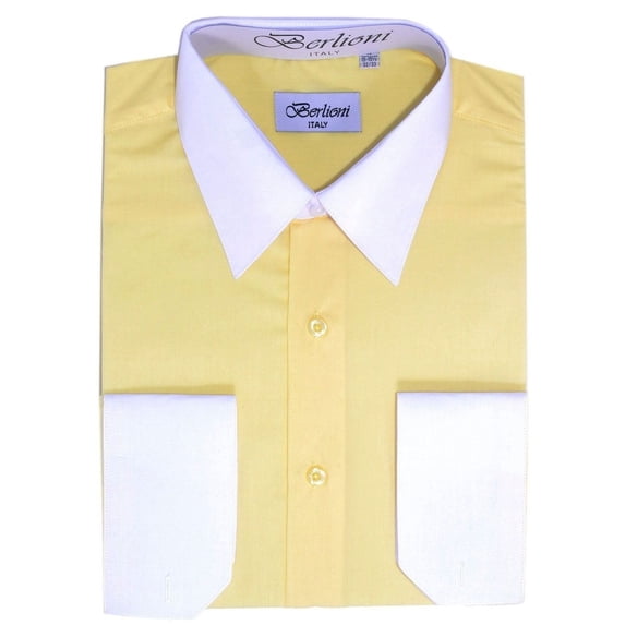 Men's Two Tone Dress Shirt