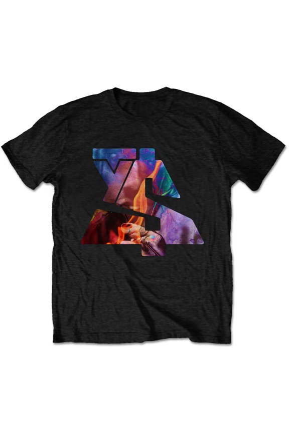 Men's Ty Dolla Sign Filled In Logo Slim Fit T-shirt XX-Large Black