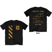 Mens Type O Negative Be A Man Back Print Slim Fit T-shirt Large Black