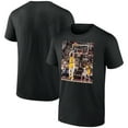 thumbnail image 1 of Men's Tyrese Haliburton Black Indiana Pacers 2025 NBA Game Frames T-Shirt, 1 of 4