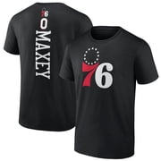 Mens Tyrese Maxey Black Philadelphia 76ers Playmaker T-Shirt