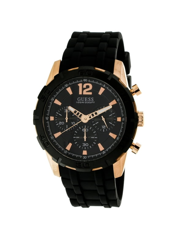 Men's U0864G2 Black Silicone Quartz Fashion Watch