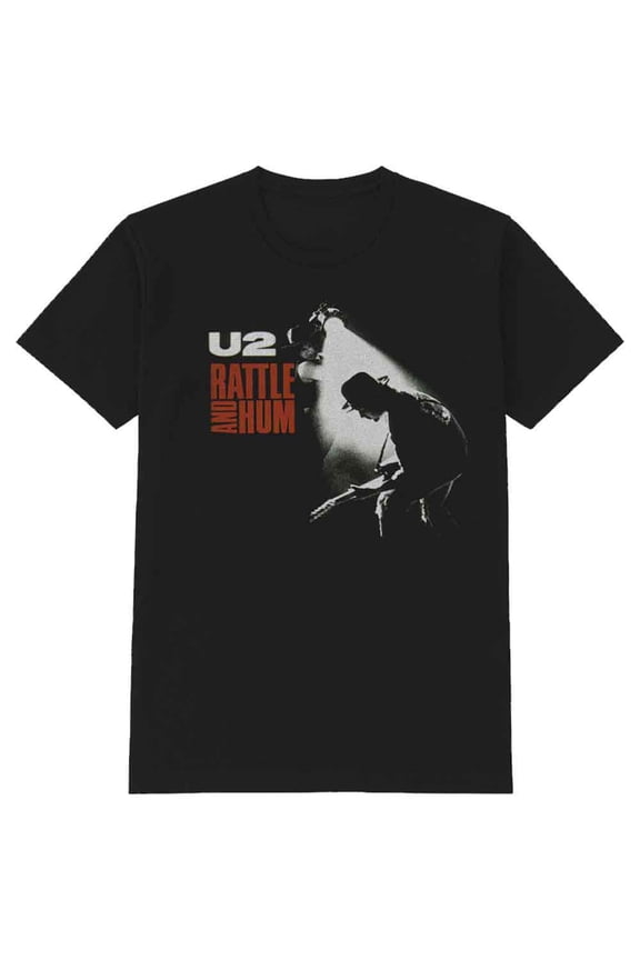 Men's U2 Rattle & Hum Slim Fit T-shirt Large Black