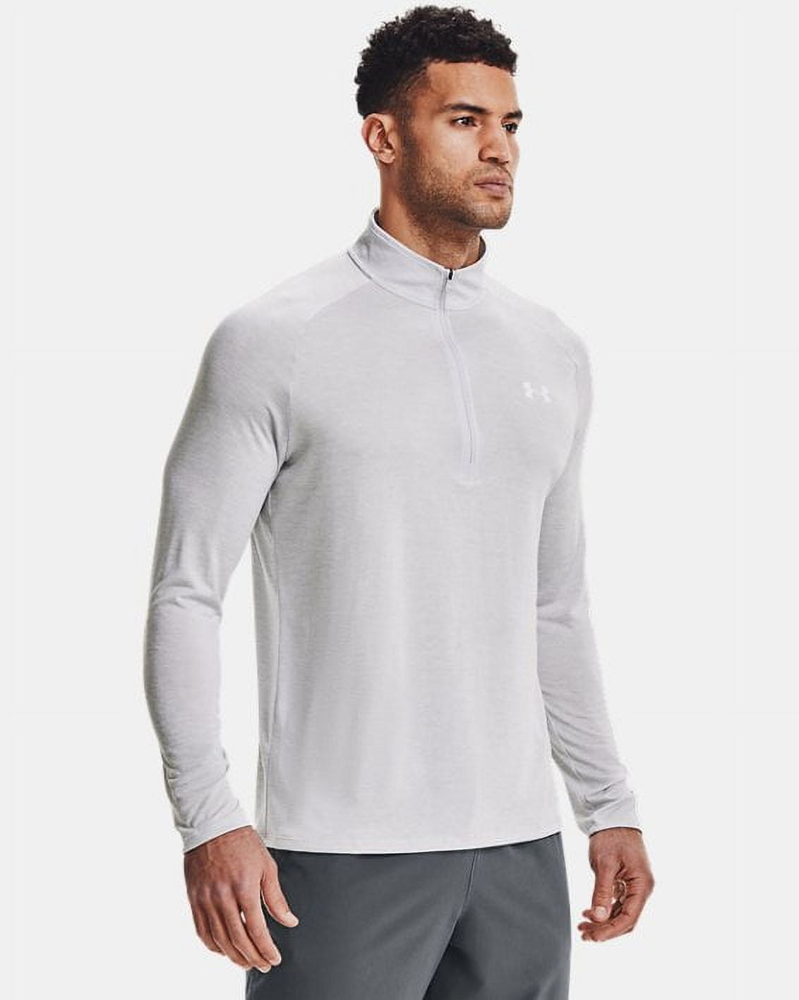 Under Armour mens Tech 2.0 1/2 Zip-Up, Academy (408)/Steel, Large
