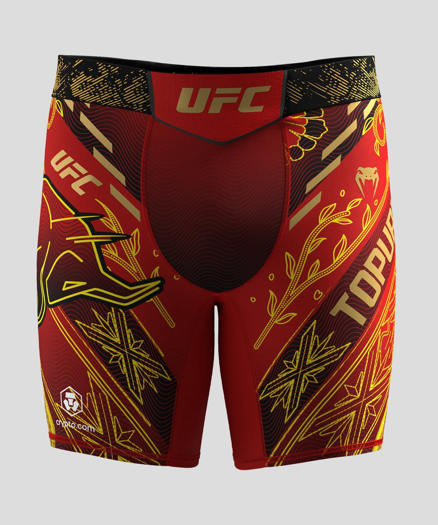 Men's UFC Unrivaled by Venum Red Ilia Topuria Vale Tudo Short - XX-Large