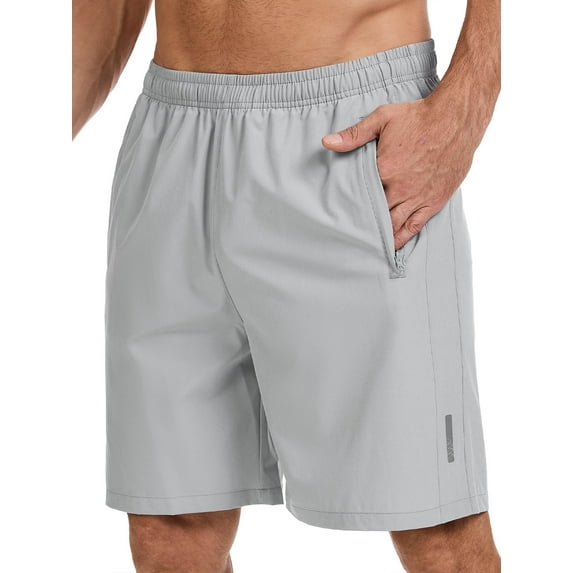 Men's UPF 50+ 7" Inseam Hiking Shorts with 27 Zipper Pockets Water Resistant Quick Dry Lightweight for Outdoor Fishing