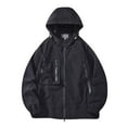 thumbnail image 1 of Men's UPF 50+ Fishing Sun Protection Hoodie - Lightweight Zip-Up Rash Guard with Pockets for Hiking & Outdoor Sports, 1 of 6