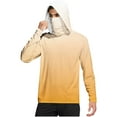 thumbnail image 1 of Men's UPF 50+ Gradient Fishing Hoodie – Long Sleeve Sun Shirt with Mask & Thumbholes, Cooling Rash Guard for Hiking/Swimming, Lightweight Quick-Dry Shirt, 1 of 7