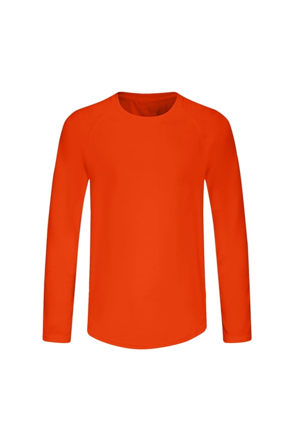 Men's UPF 50+ Long Sleeve Fishing & Workout Tops – Sun Protection Rash Guard Shirt