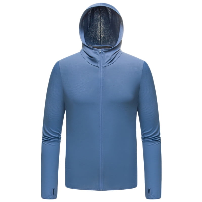 Uv Shirt Men's UPF50+ Hoodie Shirts Fishing Hiking Sun Shirts