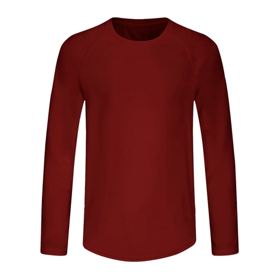 Men's UPF 50+ Long Sleeve Tee Shirts UV Sun Protection Quick Dry Tee Shirt Swim Athletic Running Workout Big and Tall