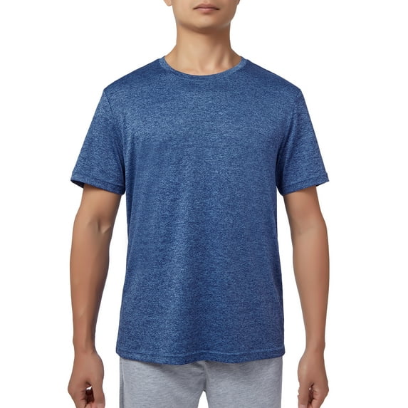 Men's UPF 50+Rash Guard Short Sleeve Rashguard Swim Shirt Swimwear Quick Dry Sun Tee Loose Fit Tops