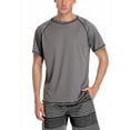 thumbnail image 1 of Men's UPF 50+ Rash Guard Short Sleeve Swim Shirts Sun Protection Swim Top, 1 of 6