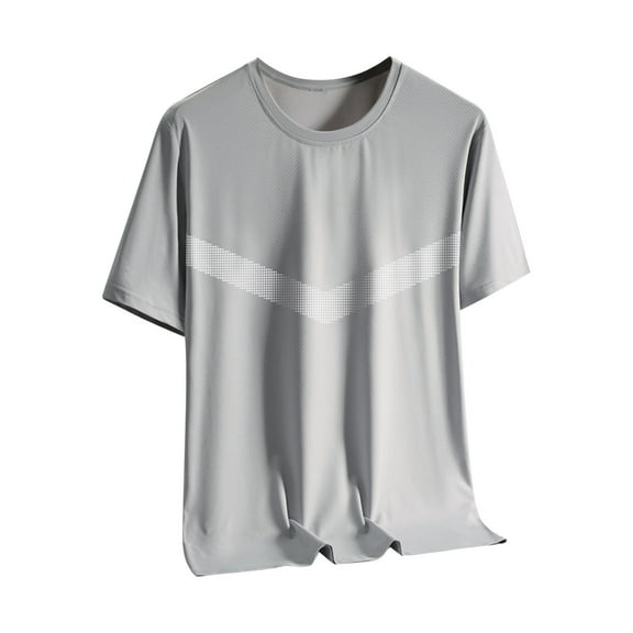 Men's UPF 50+ Short Sleeve Performance T-Shirt – Quick-Dry Athletic Top with Chest Pocket