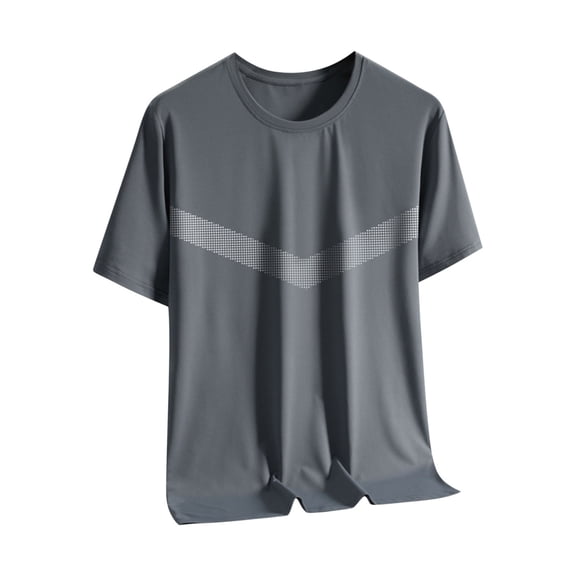 Men's UPF 50+ Short Sleeve Performance T-Shirt – Quick-Dry Athletic Top with Chest Pocket