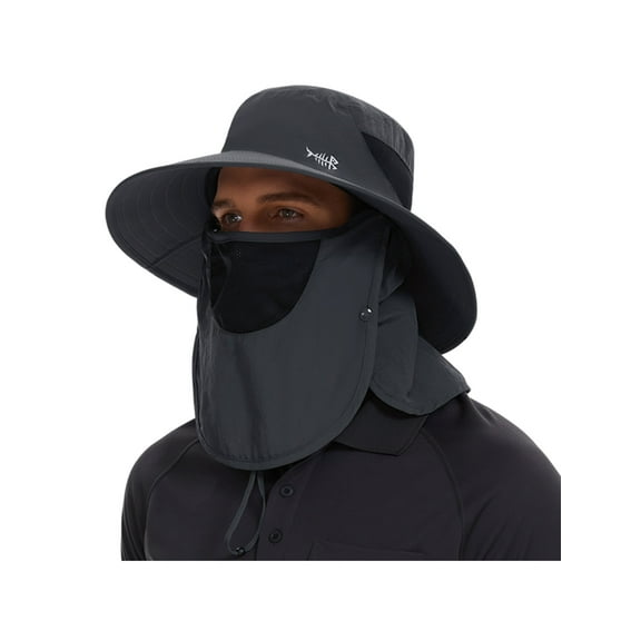 Men’s UPF 50+ Sun Hat with Face Cover & Neck Flap FH09