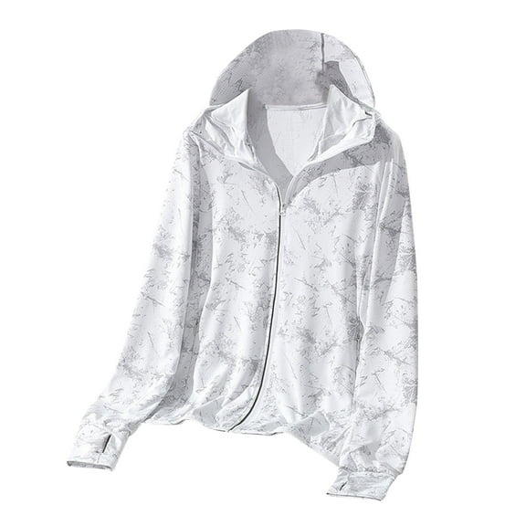 Men's UPF 50+ Sun Protection Hoodie Breathable Shirts Outdoor Long Sleeve T-Shirt Lightweight