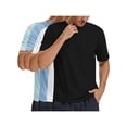 thumbnail image 1 of Men’s UPF 50+ Sun Protection Short Sleeve Shirt Moisture Wicking Tee Running Hiking Outdoor Activities Lightweight Breathable, 1 of 6