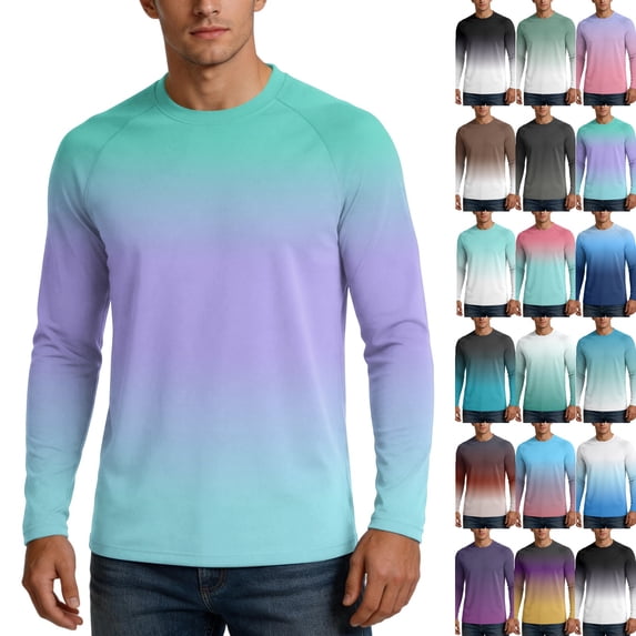 Men's UPF 50+ Sun Shirts Long Sleeve UV Protection Water Rash Guard Lightweight Cooling Fishing Shirts 2026,XL,Purple