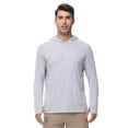 thumbnail image 1 of Men's UPF 50+ Swim Shirts, Long Sleeve Sun UV Protection Water Rash Guard, Lightweight Cool Dry Fishing T-Shirt, 1 of 9
